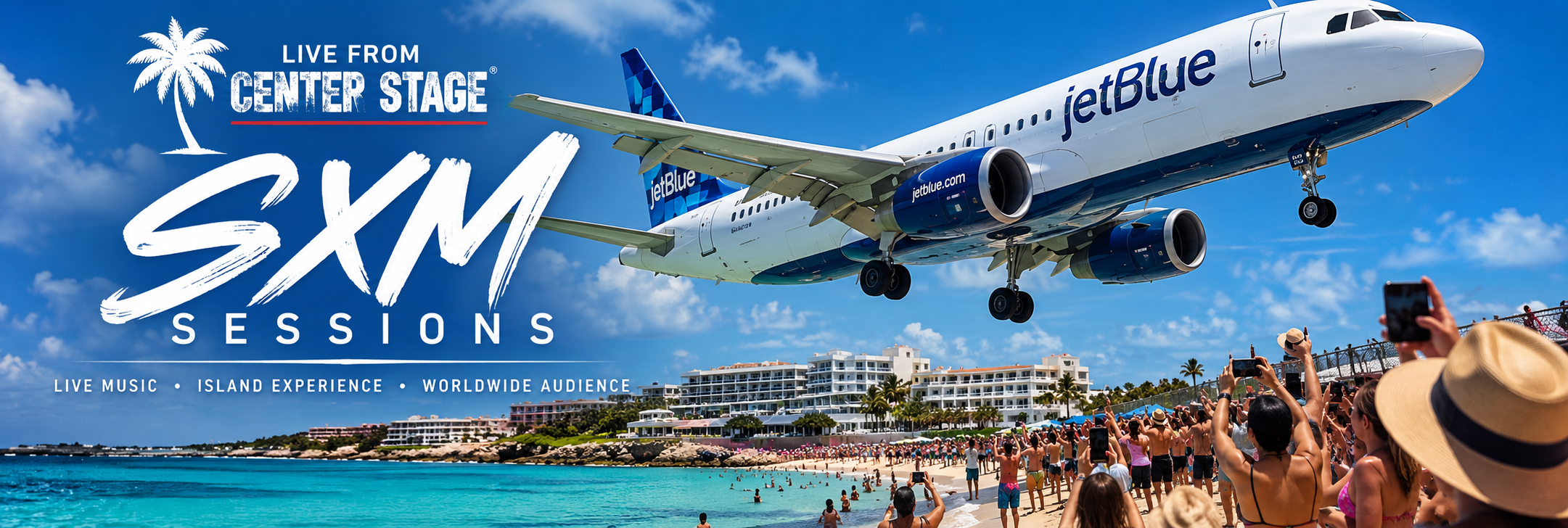 SXM Sessions by Live From Center Stage: live music, island experience and worldwide audience in St. Maarten